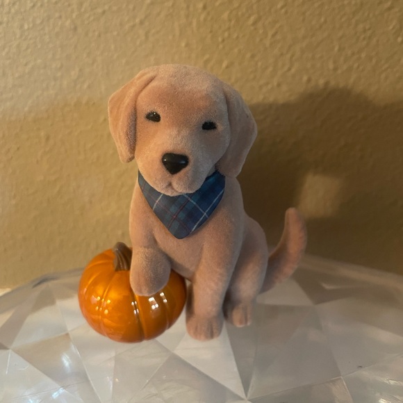 Bath & Body Works Golden Retriever Dog with Pumpkin Wall Flower NEW & CUTEE! - Picture 2 of 16